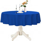 Plastic Table Cloth Reusable Waterproof Wipeable Table Protector Cover 84"