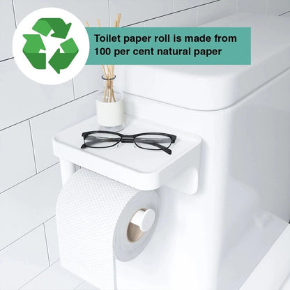 12 x Jumbo Toilet Tissue Paper Roll Absorbent Unscented 95mm x 120m 2ply