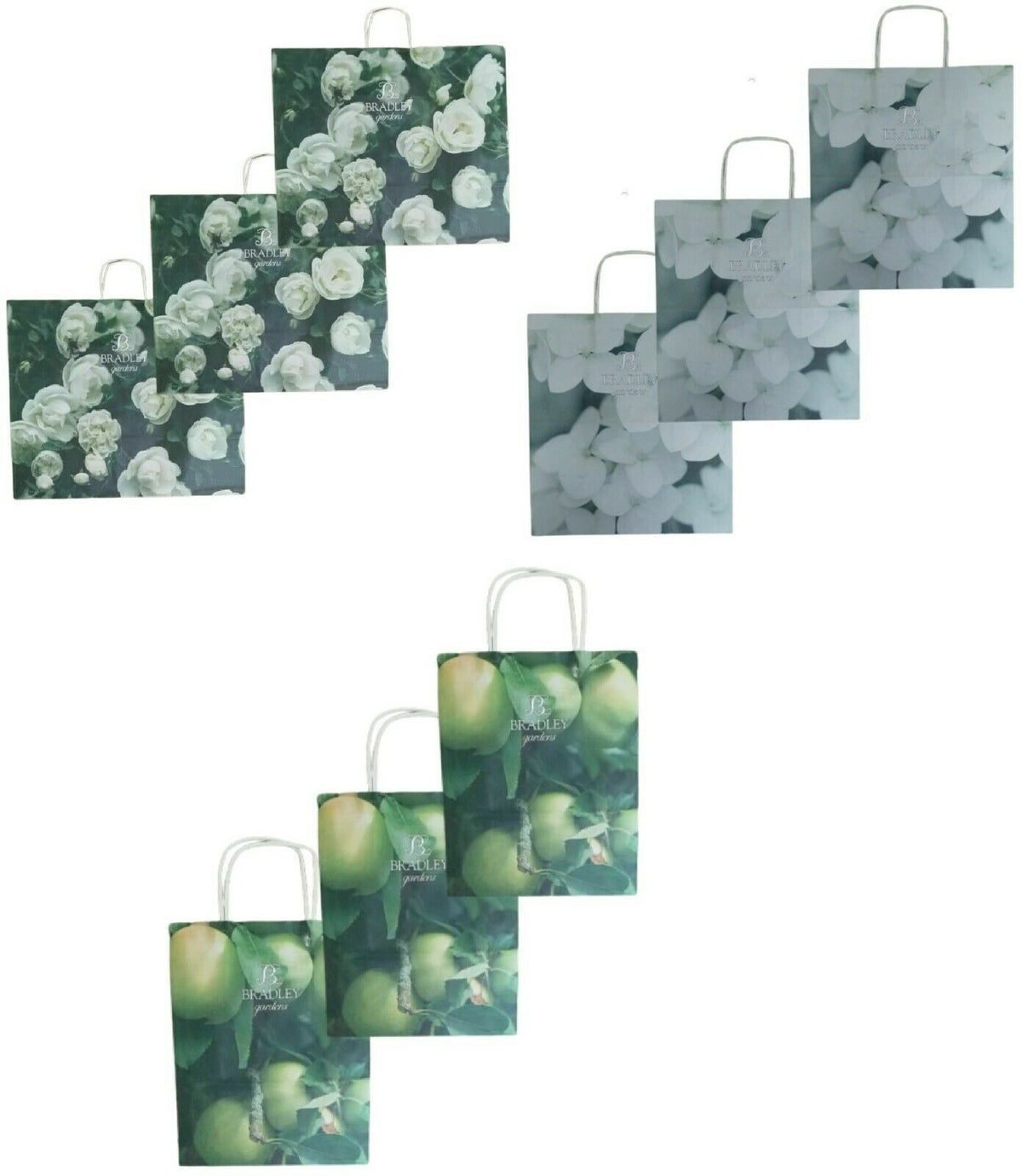 Misprinted Fashion Designer Paper Carrier Bags Floral Boutique Gift Shops  -S, M, XL