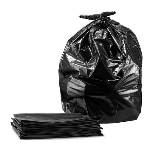 Bin Liner Heavy Duty Refuse Sacks Black Rubbish Bags 18" x 29" x 39" 200gauge