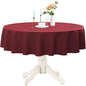 Plastic Table Cloth Reusable Waterproof Wipeable Table Protector Cover 84"