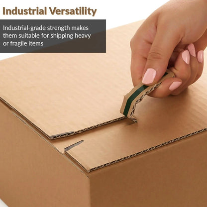 Corrugated Cardboard Boxes Self Adhesive Sticky Stripe Large Letter Box 5pcs