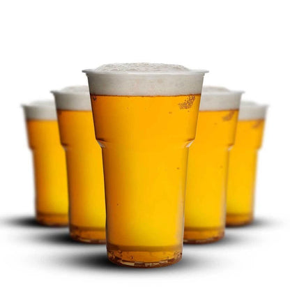 Reusable Plastic Pint Cups Whisky Beer Drinking Cups for Pub Beach Parties