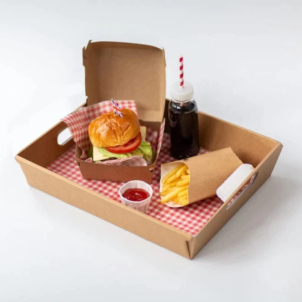 20 x Cardboard Gift Hamper Tray for Christmas New Years Parties 16" x 10.5" x 4"