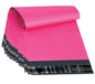 200x Polythene Mailing Bags Pink Self Seal Postal Parcel Bags - 13" x 19"