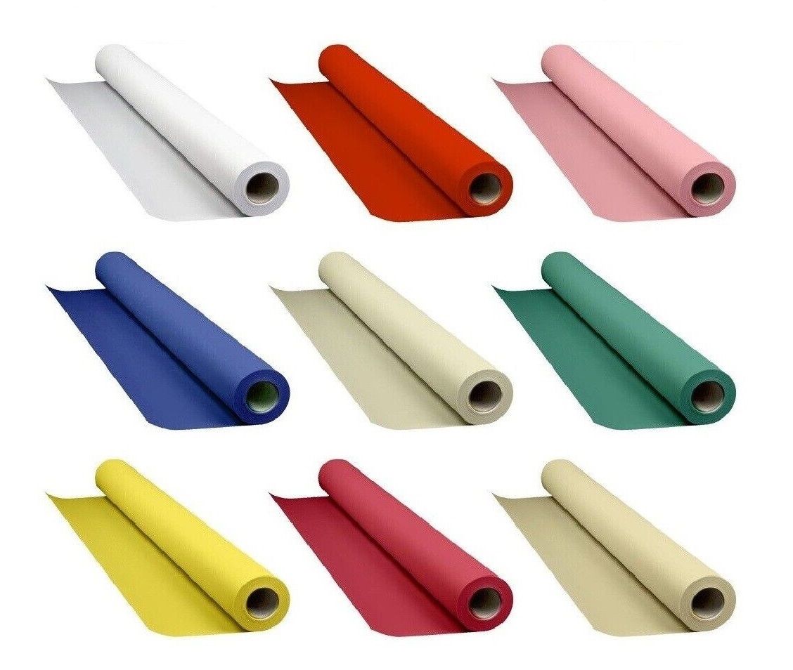 Assorted Paper Banquet Roll Banqueting Table Cloth - 7m x 1.14m