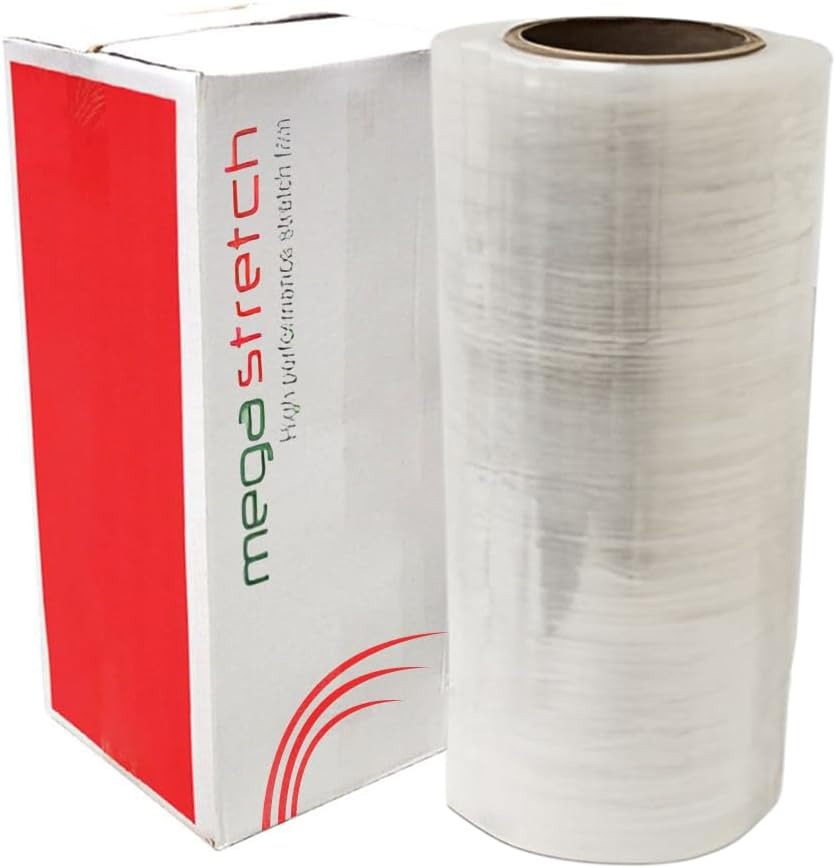 Machine Pallet Wrap Clear Heavy Duty Megastretch 30% PIR content 510 Intelligent Shrink Film - 500mm x 10mu 17Kg