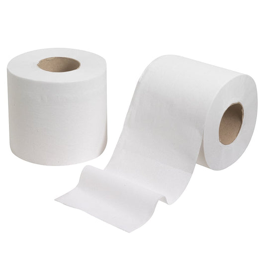 Industrial Toilet Paper Rolls White Jumbo Tissue Paper Roll - 95mm x 300m