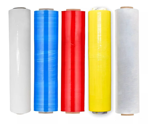 230 x Colored Pallet Wrap Stretch Shrink Cling Film Non Extended 500mm x 300m