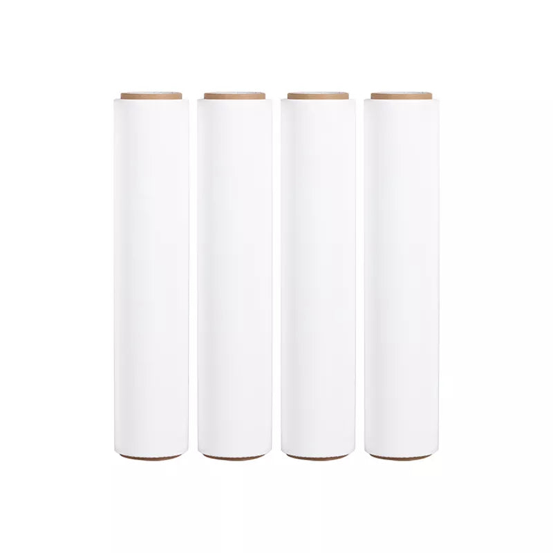 White Pallet Wrap Non-Extended Shrink Wrapping Film Stretch Cling Wrap - 500mm x 250m, 23mu