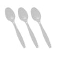 Plastic Cutlery Set White Heavy Duty Reusable Spoons Forks Knives Mix Tithe