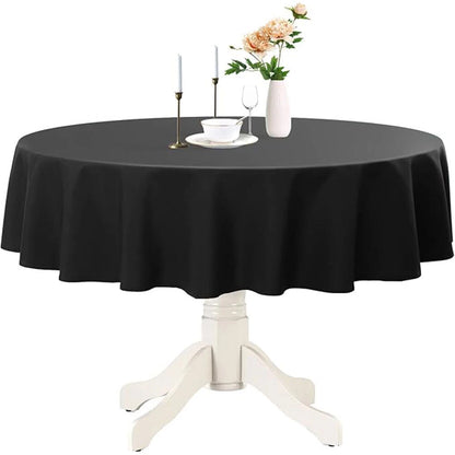 Plastic Table Cloth Reusable Waterproof Wipeable Table Protector Cover 84"