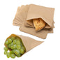 Kraft Food Paper Bags Sulphite Strung Bag for Sandwich Bakery Products 7" x 7"