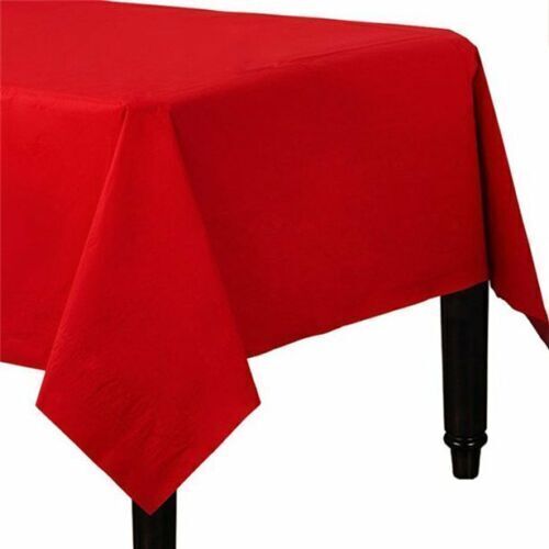 Disposable Paper Table Cover 90cm x 90cm for Parties Catering Weddings Camping