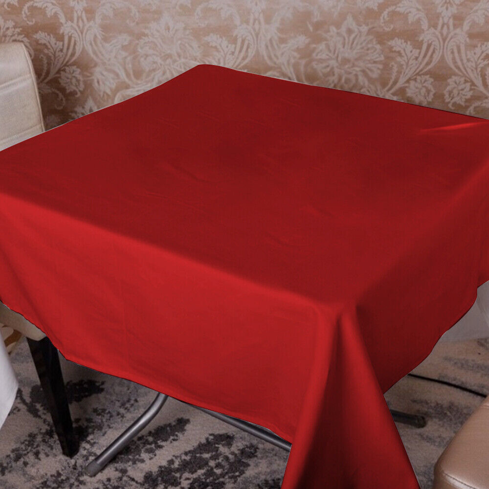 Disposable Paper Table Cover 90cm x 90cm for Parties Catering Weddings Camping