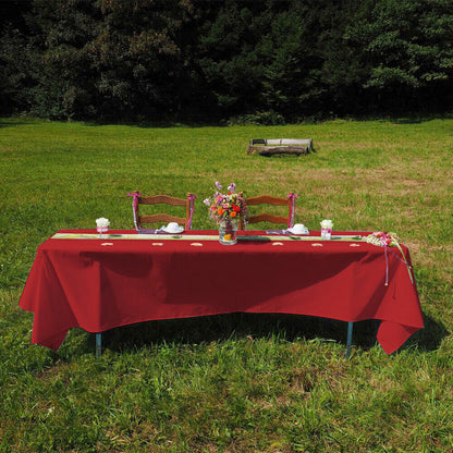 Disposable Paper Table Cover 90cm x 90cm for Parties Catering Weddings Camping