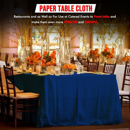 Disposable Paper Table Cover 90cm x 90cm for Parties Catering Weddings Camping