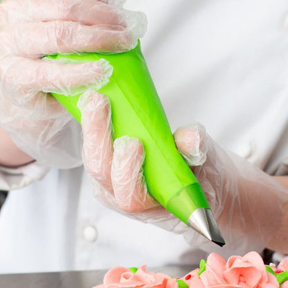 100 x Icing Piping Bags Non Sticky Disposable Cake Decoration Savoy Bag 21"