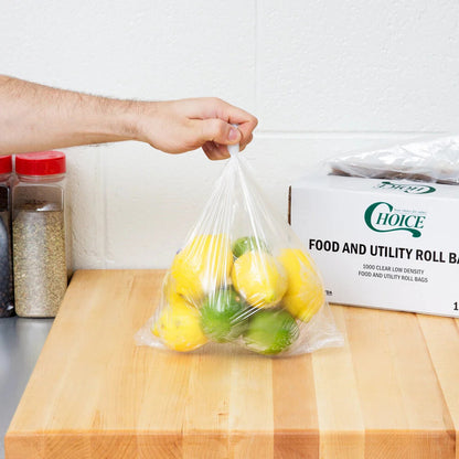 Clear Poly Max Food Freezer Storage Bags for Fruit Vegetable 250G - All Sizes