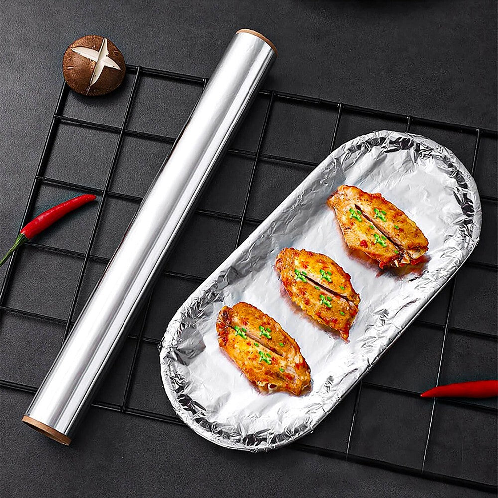 12 x Aluminium Catering Kitchen Tin Foil Roll 450mm x 75m for BBQ Food Wrap Roll