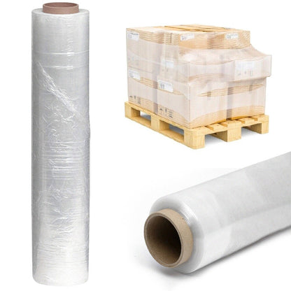 Pallet Wrap Stretch Shrink Non Extended Clear Wrapping Film 500mm x 300m 17mu
