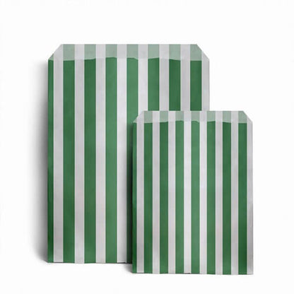 500 x Candy Paper Bags Striped Sweets Treats Parties Birthday Weddings 5" x 7"