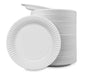 100 x White Paper Plates 9" (23cm) Disposable Dishes for Catering Supply Parties