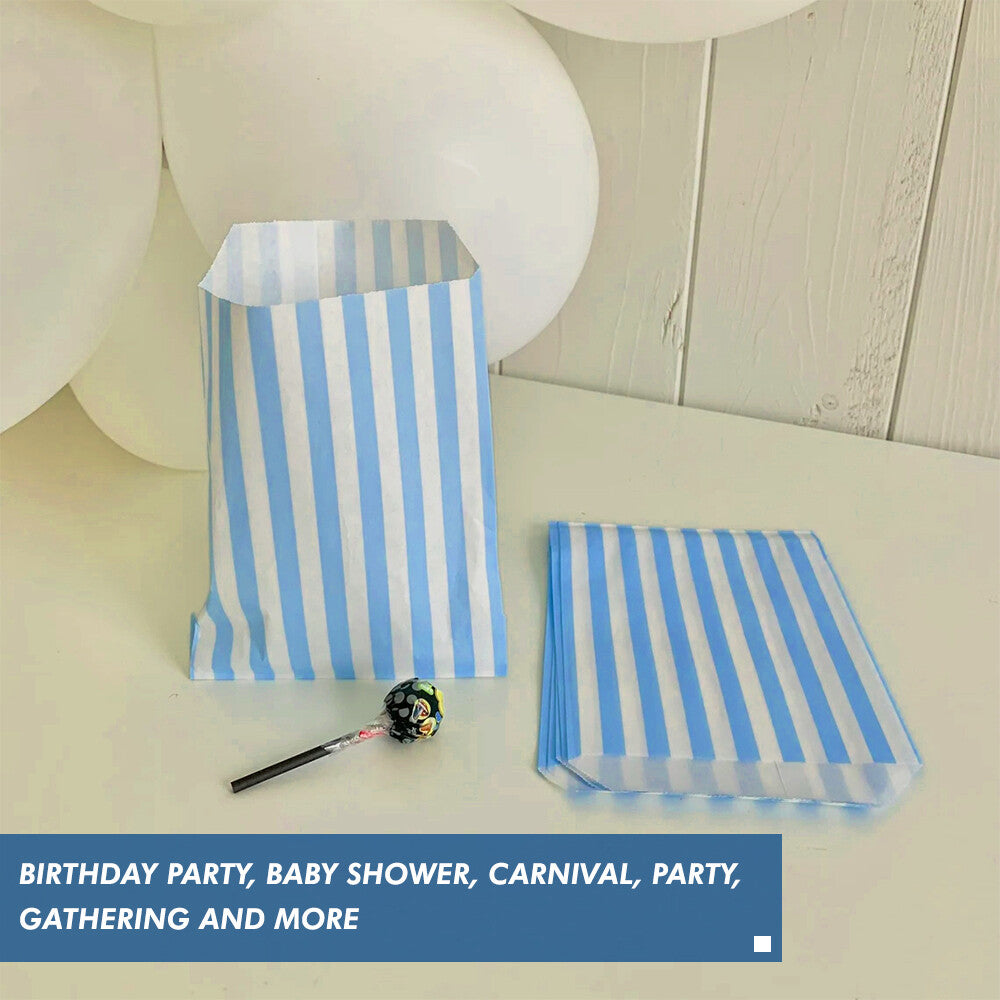 Candy Paper Bags Striped Sweets Treats Parties Birthday Gifts Wedding Pick n mix