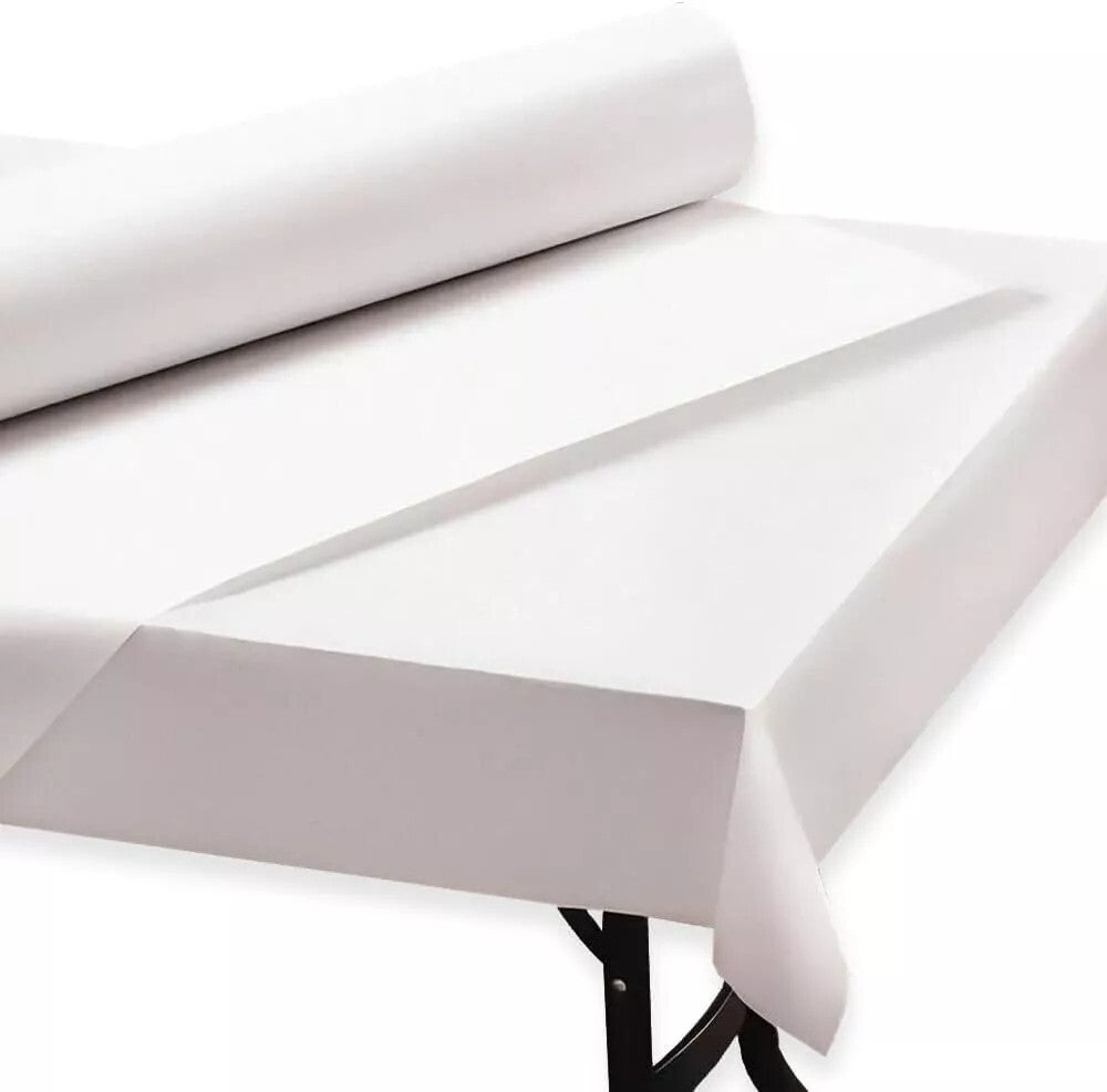 Paper Banquet Roll 100m x 1.20m White Protective Disposable Table Clothes Roll