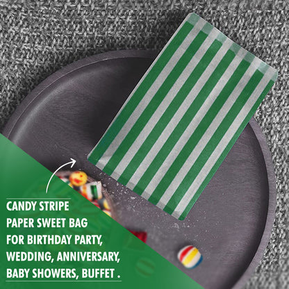 Candy Paper Bags Striped Sweets Treats Parties Birthday Gifts Wedding Pick n mix