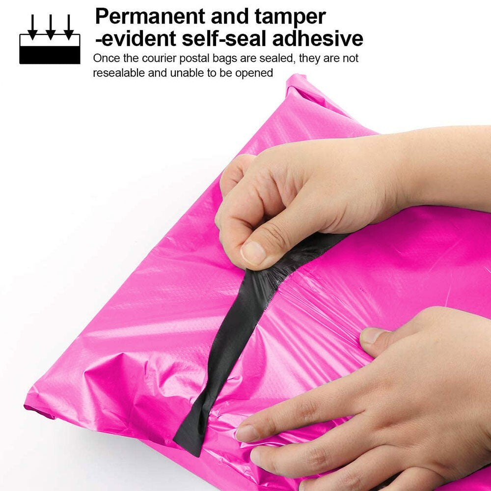 60 Pink Mixed Size Mailing Bag 6 x 9, 9 x 12, 10 x 14, 12 x 16 (Each Size 15pcs)