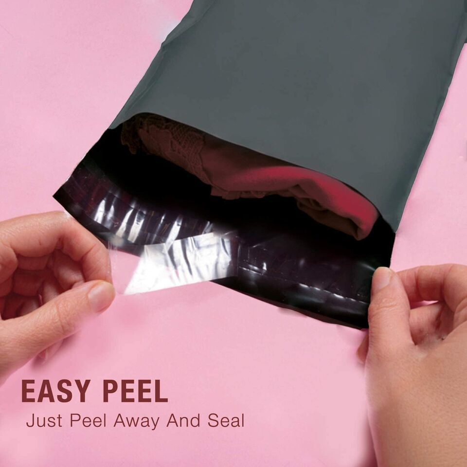 Strong Polythene Bags Grey Poly Postal Cloth Parcel Packaging Shipping Mailers
