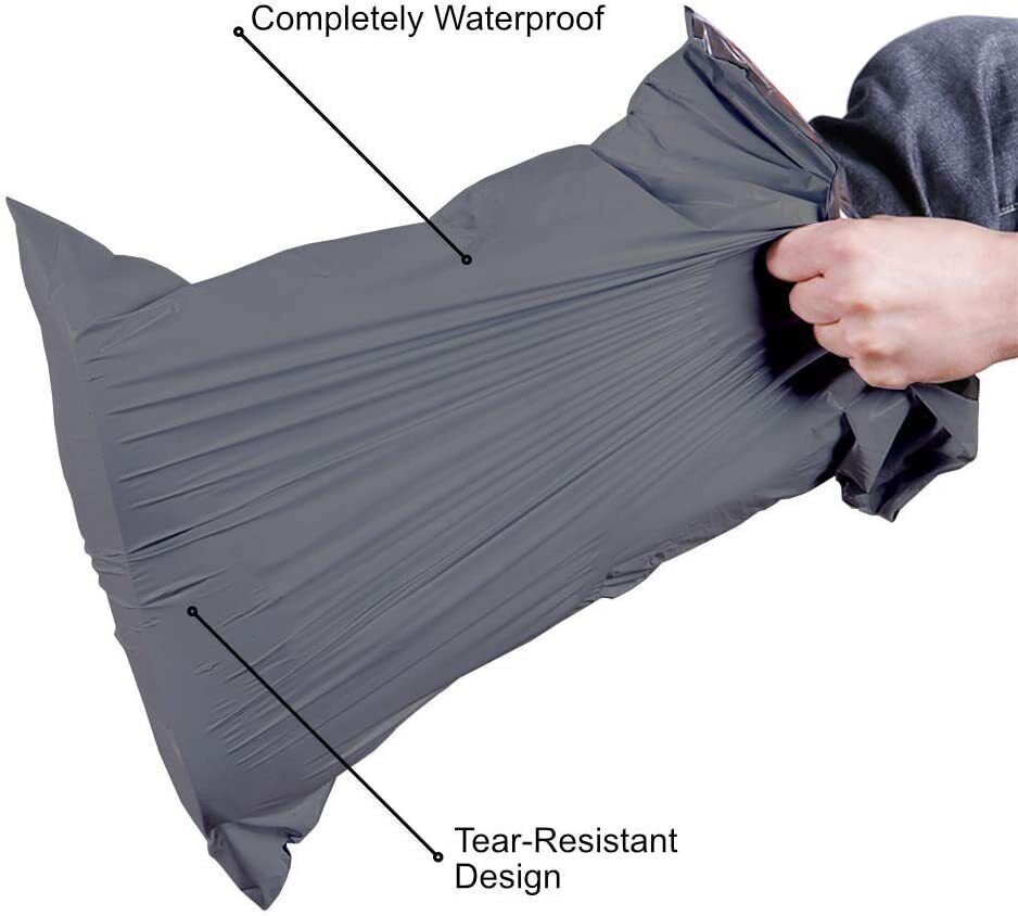 Strong Polythene Bags Grey Poly Postal Cloth Parcel Packaging Shipping Mailers