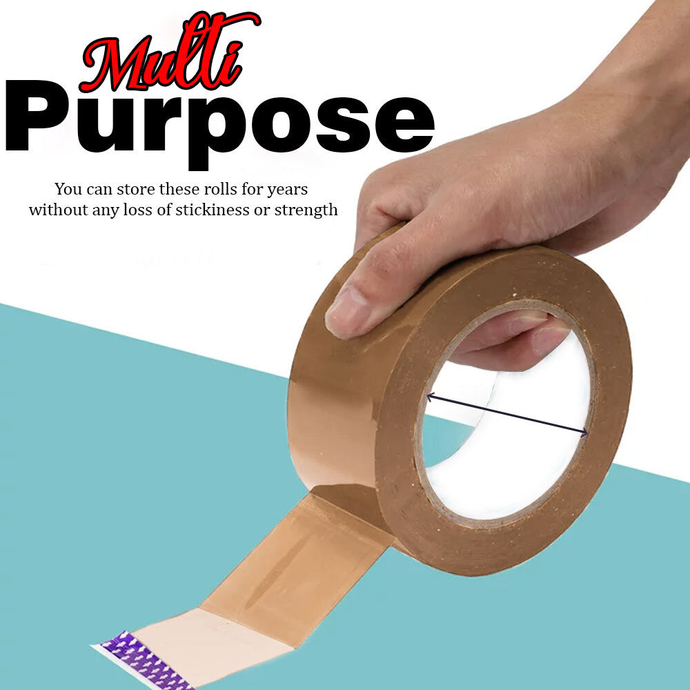 Parcel Packaging Tape 48mm x 66m Clear Fragile Brown Cartoon Sealing Tape