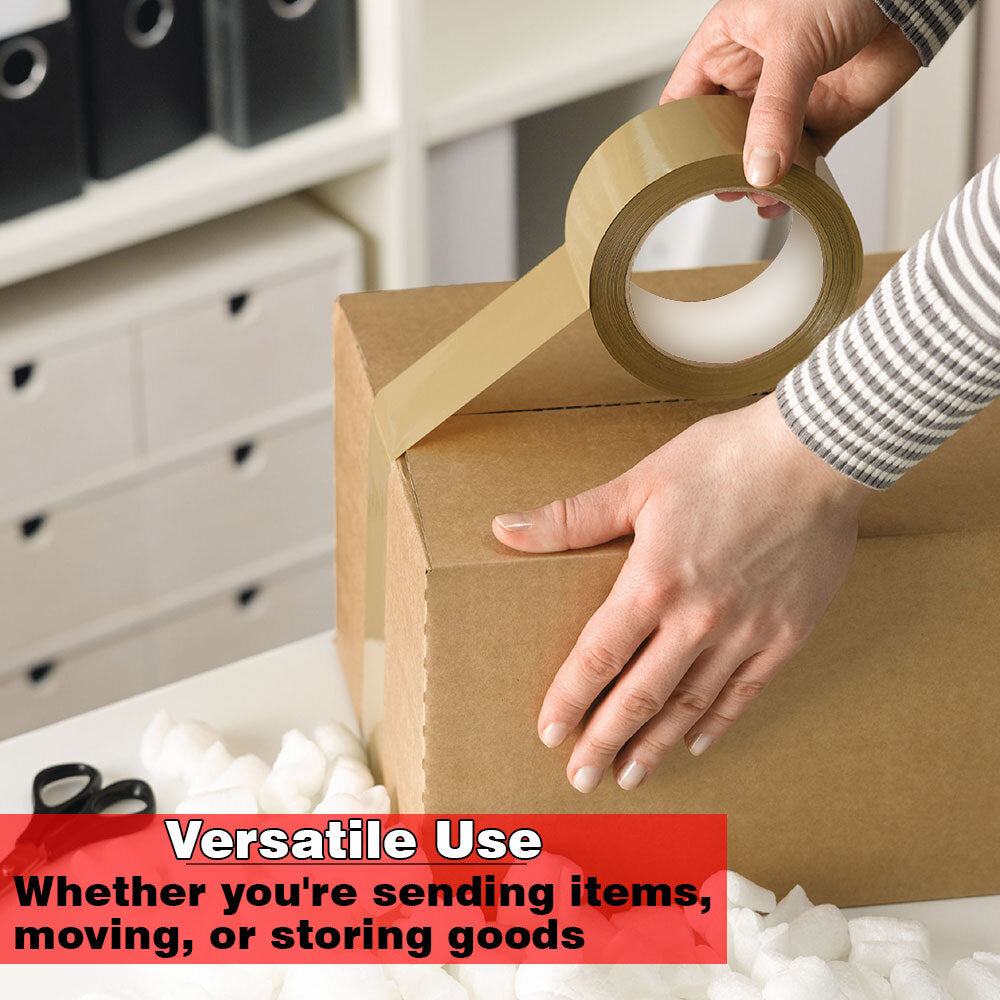 Parcel Packaging Tape 48mm x 66m Clear Fragile Brown Cartoon Sealing Tape