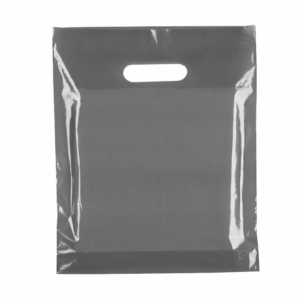 Plastic Patch Handle Carrier Bags Strong Handle Takeaway Plastic Bag for Cloths