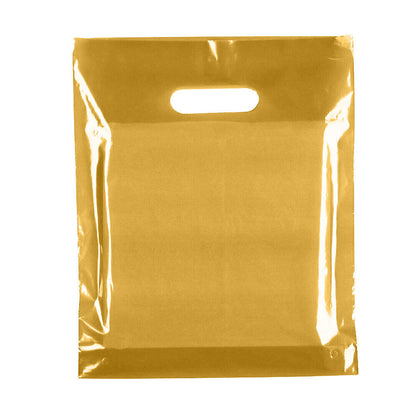 Plastic Patch Handle Carrier Bags Strong Handle Takeaway Plastic Bag for Cloths