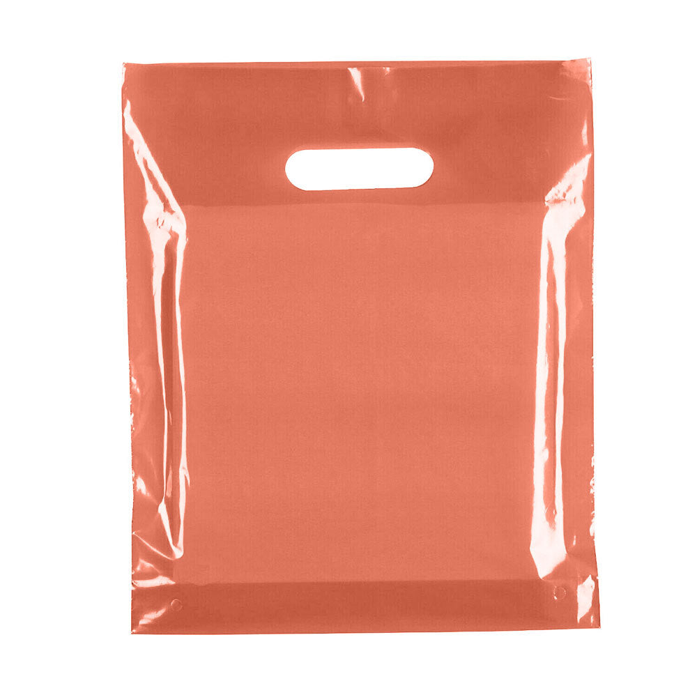 Plastic Patch Handle Carrier Bags Strong Handle Takeaway Plastic Bag for Cloths