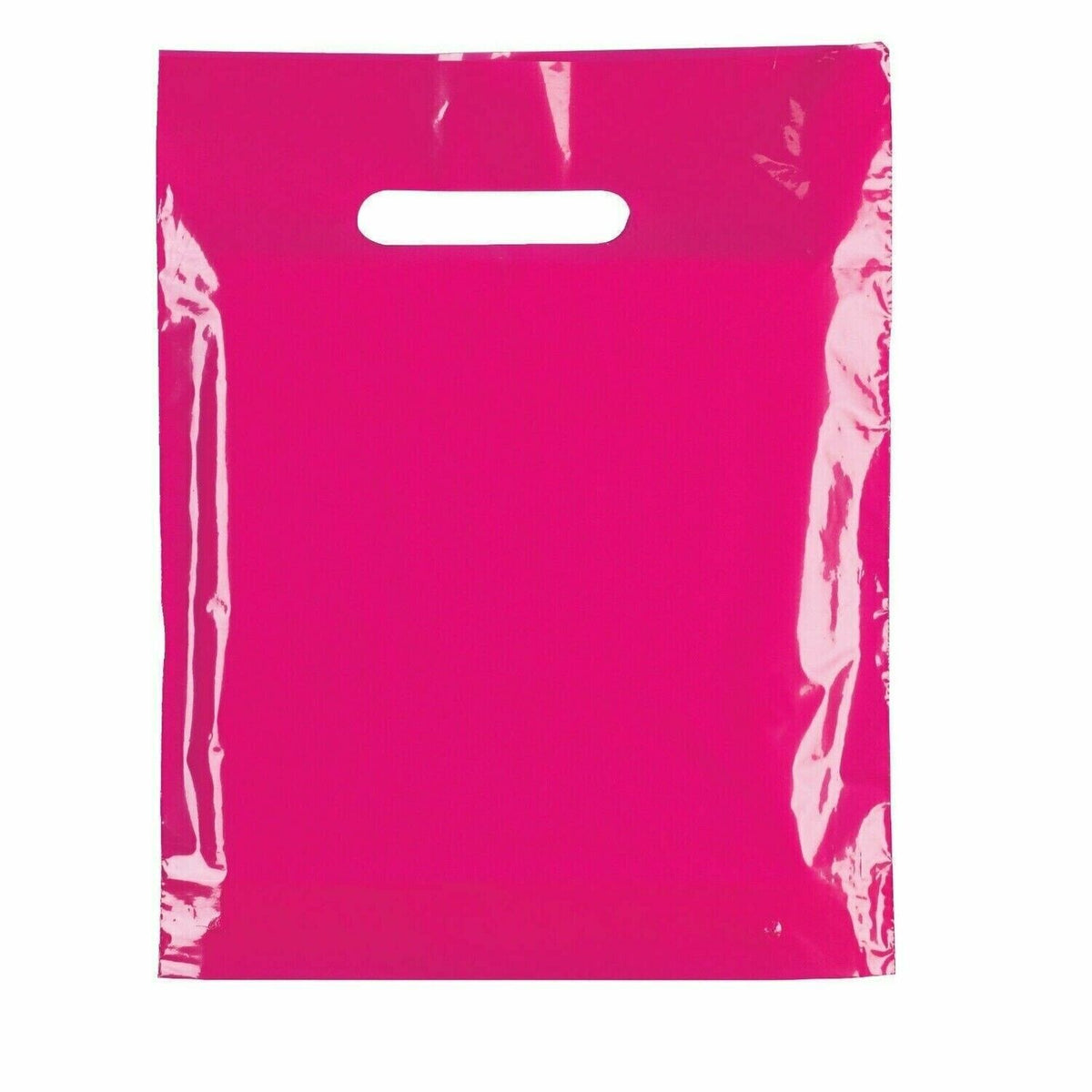 Plastic Patch Handle Carrier Bags Strong Handle Takeaway Plastic Bag for Cloths