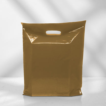 Plastic Patch Handle Carrier Bags Strong Handle Takeaway Plastic Bag for Cloths