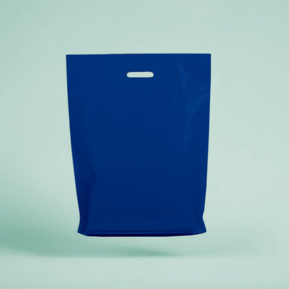 Plastic Patch Handle Carrier Bags Strong Handle Takeaway Plastic Bag for Cloths