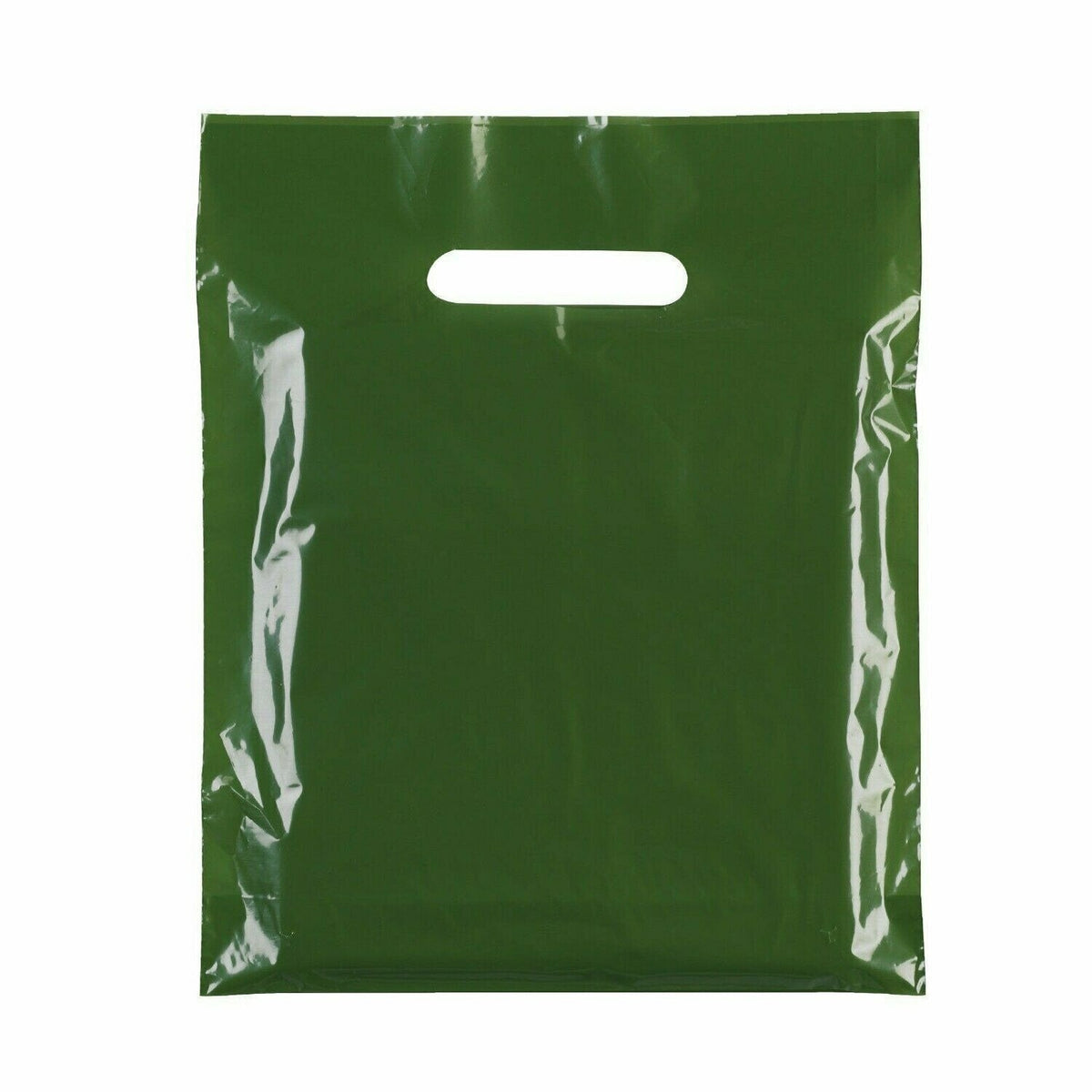 Plastic Patch Handle Carrier Bags Strong Handle Takeaway Plastic Bag for Cloths