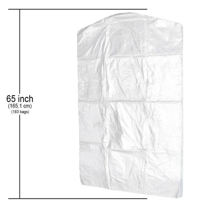 Polythene Garment Cover Roll Clear Dry Cleaner Bags on Roll for Long Dress Suits