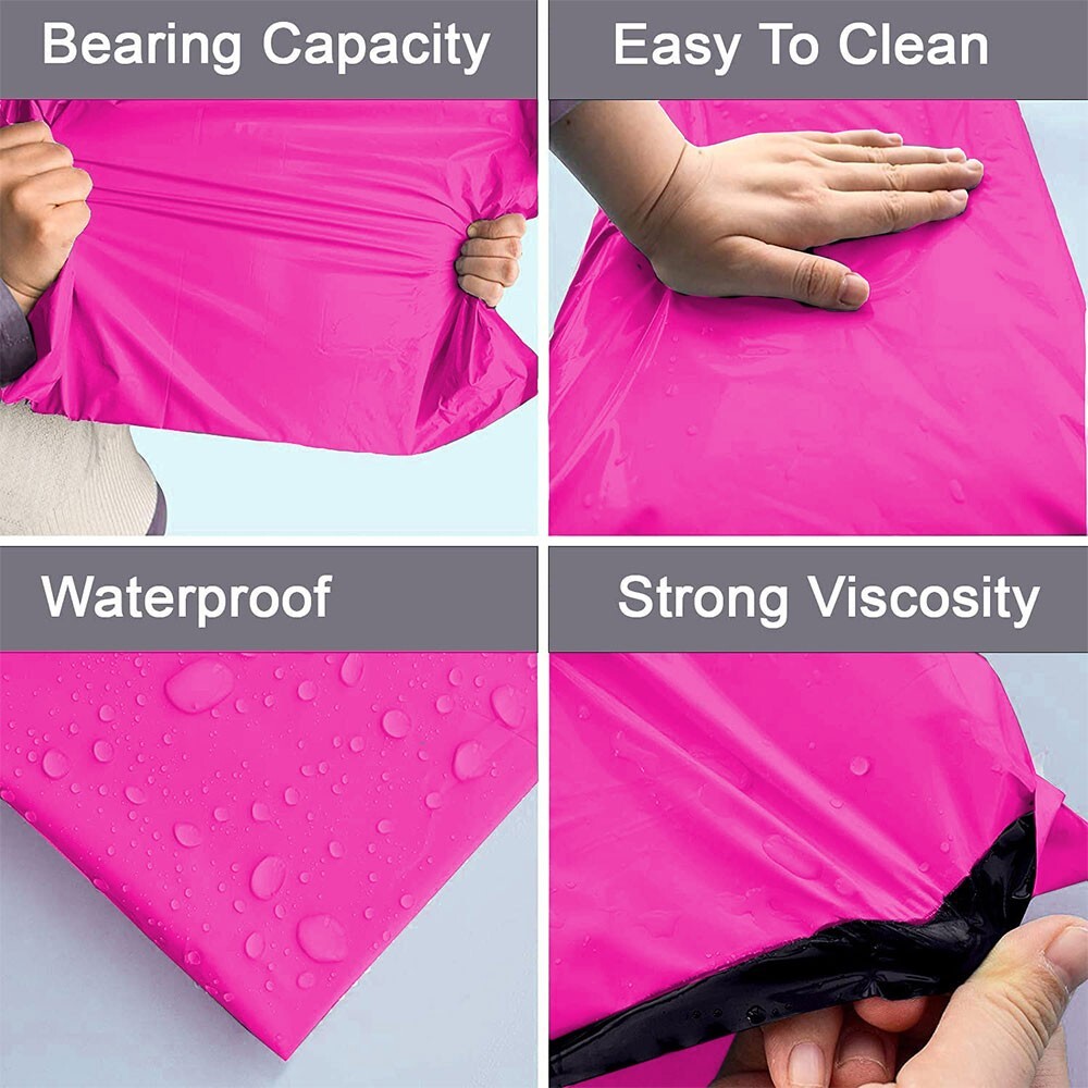60 x Polythene Mixed Size Mailing Bag Self Seal Postage Postal (Each Size 15pcs)