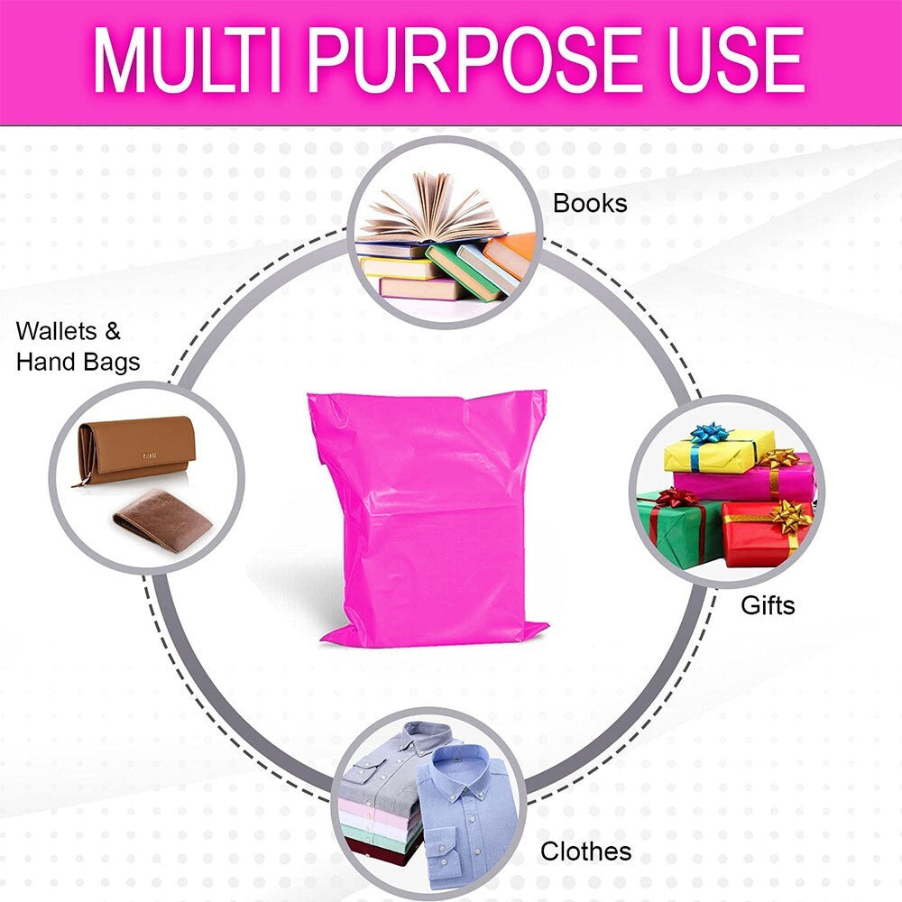 60 x Polythene Mixed Size Mailing Bag Self Seal Postage Postal (Each Size 15pcs)