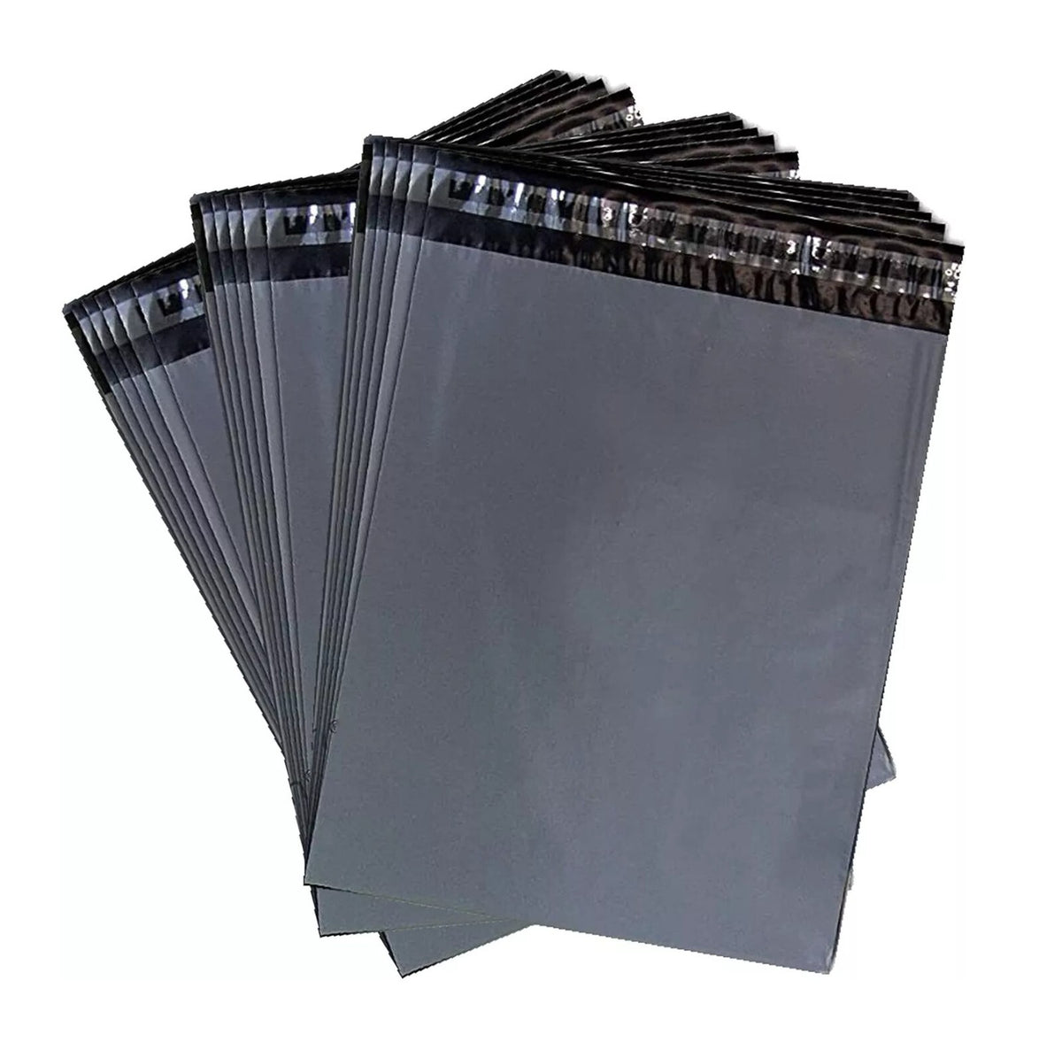 Grey Mailing Bags Self Seal Polythene Postal Postage Parcel Mailer - 28 x 30