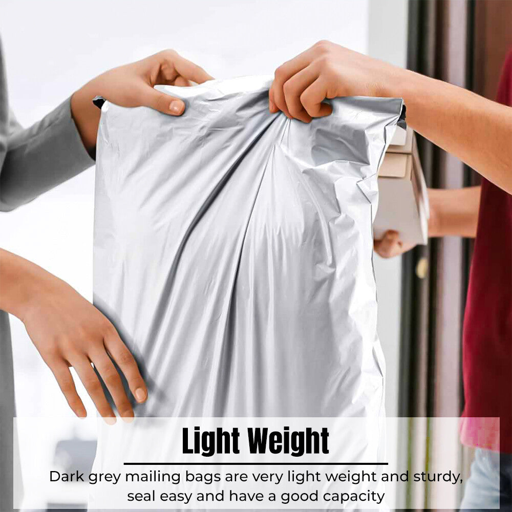 Strong Polythene Bags Light Grey Poly Misprinted Postal Cloth Bag - 12" x 16"