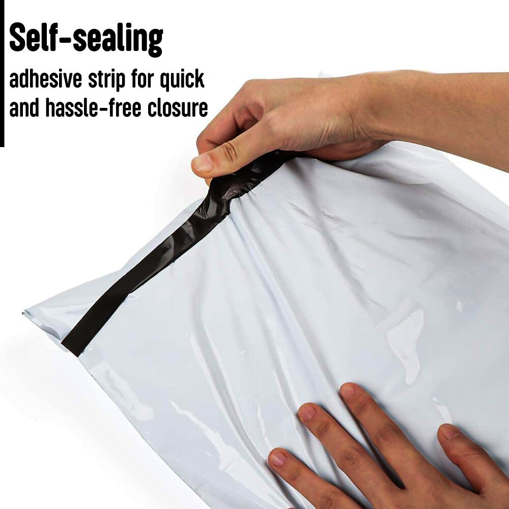 Strong Polythene Bags Light Grey Poly Misprinted Postal Cloth Bag - 12" x 16"