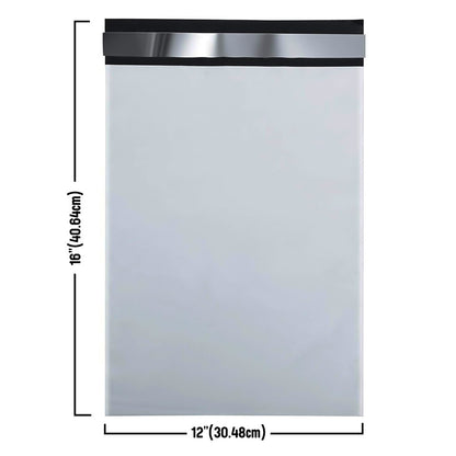 Strong Polythene Bags Light Grey Poly Misprinted Postal Cloth Bag - 12" x 16"