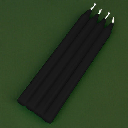 25 x Tapered Dinner Candles 190mm Unscented Paraffin Wax Long Burning Candle